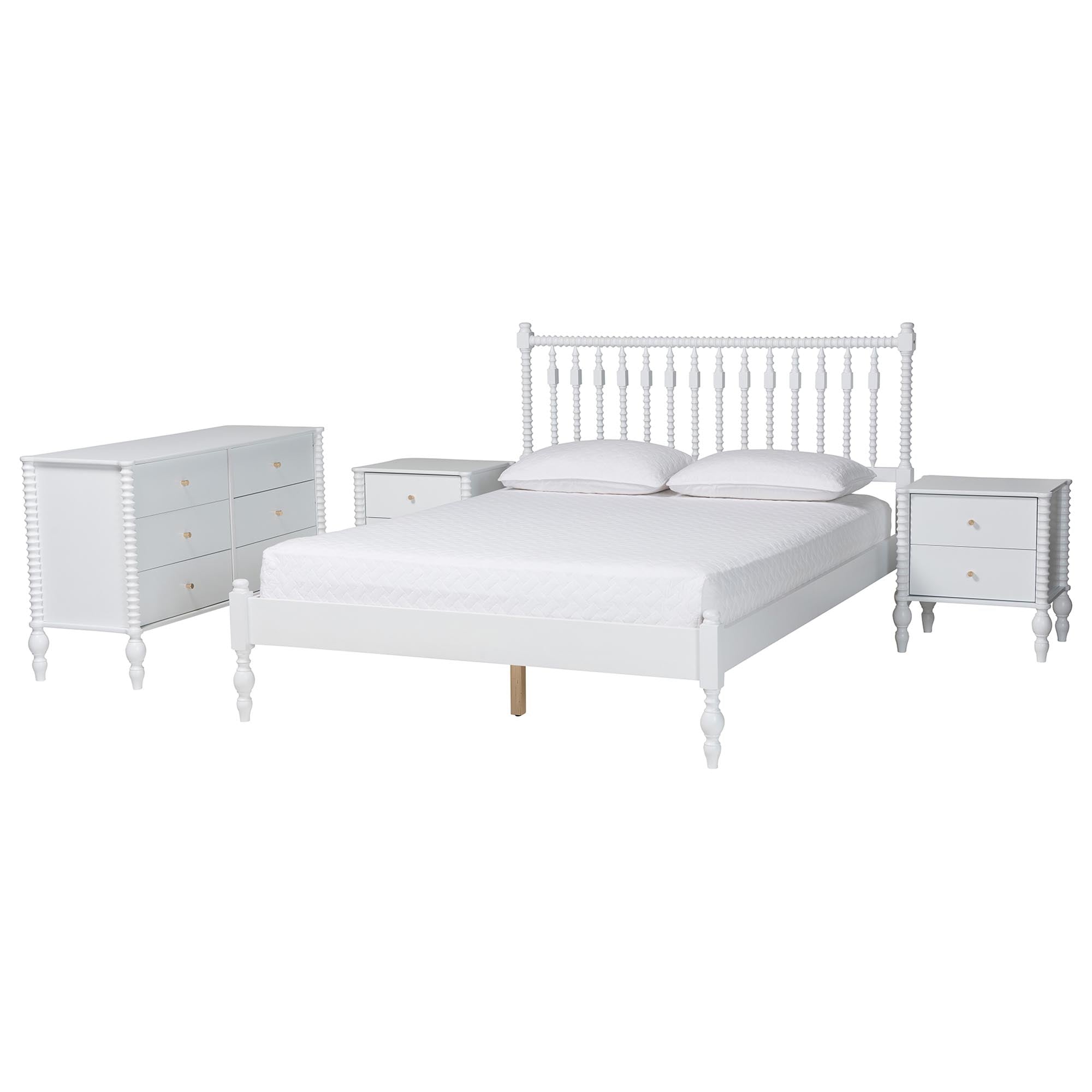 Callison Spindle 4-Piece Bedroom Set