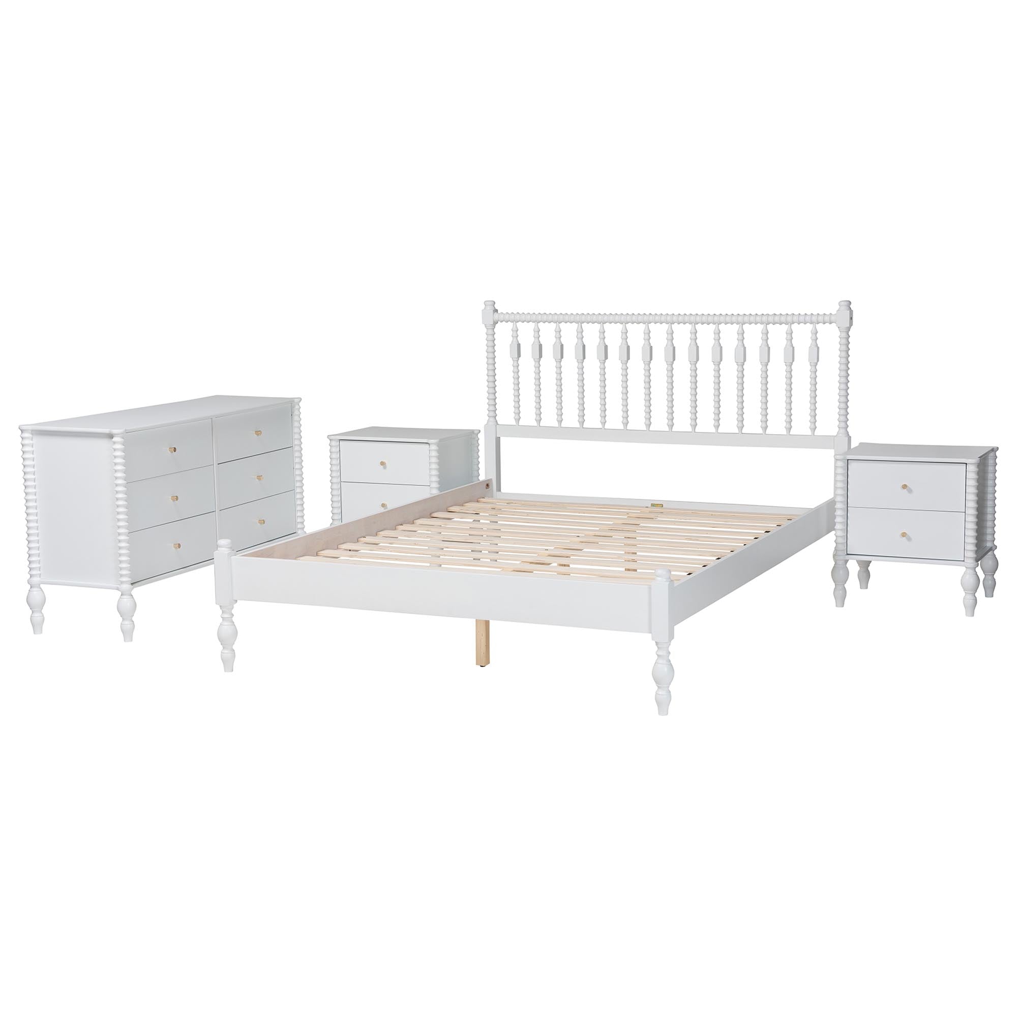 Callison Spindle 4-Piece Bedroom Set