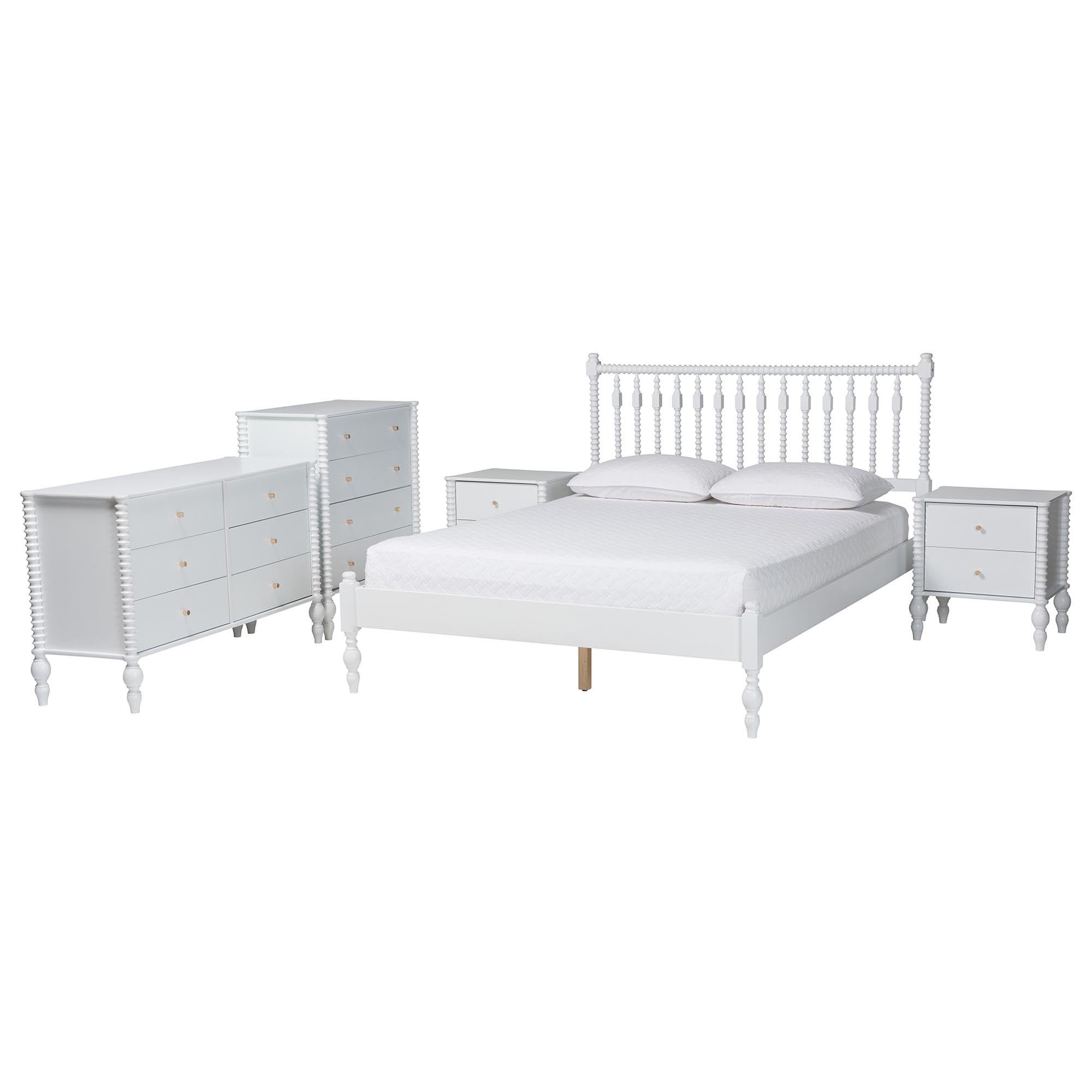 Callison Spindle 5-Piece Bedroom Set