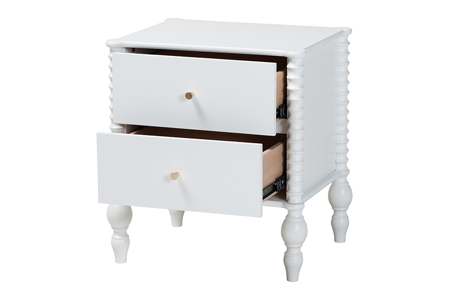 Callison Spindle 2-Drawer Nightstand