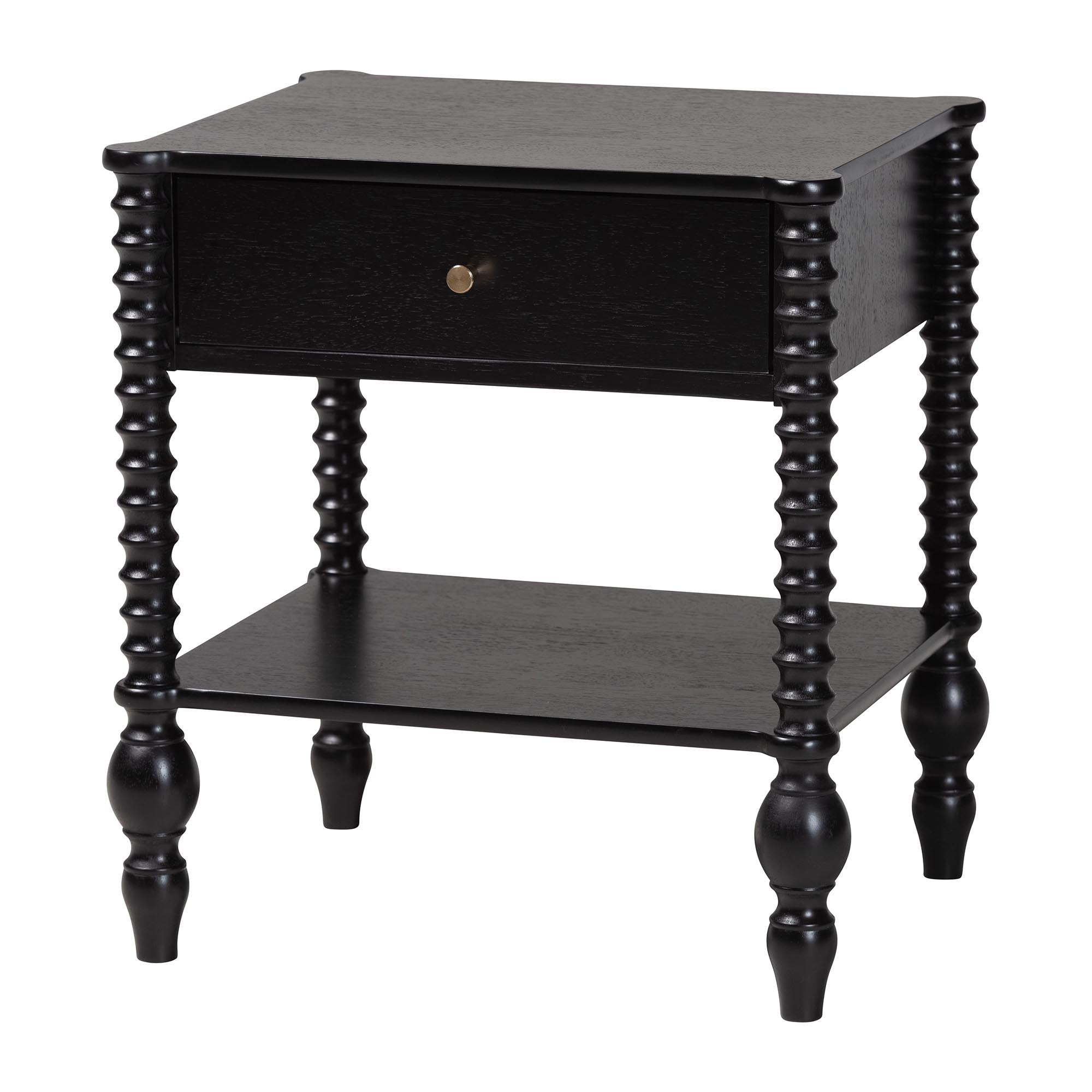 Callison Spindle 1-Drawer Nightstand