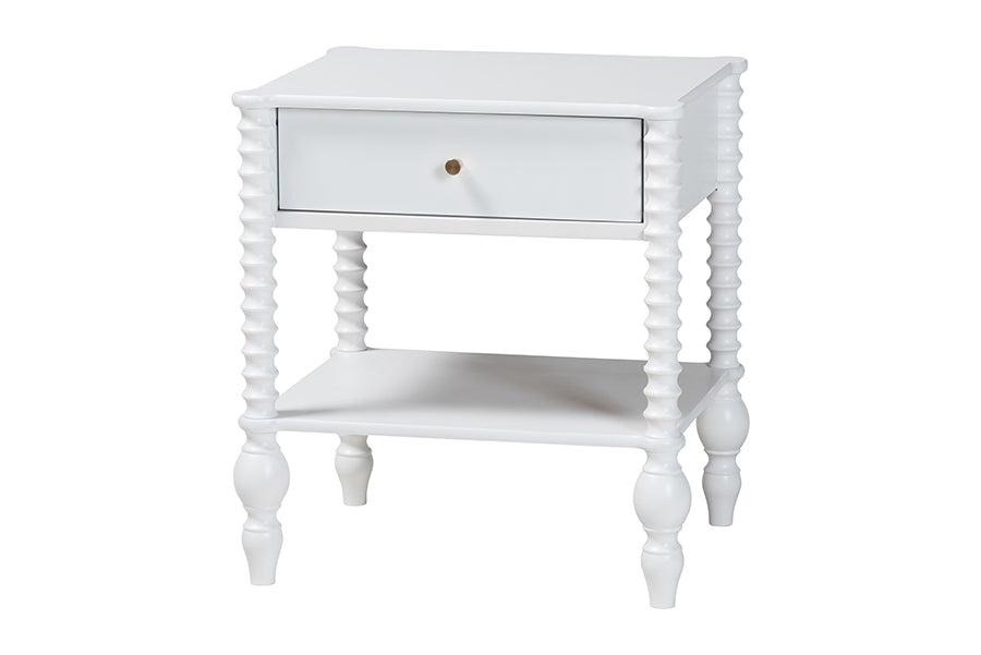 Callison Spindle 1-Drawer Nightstand