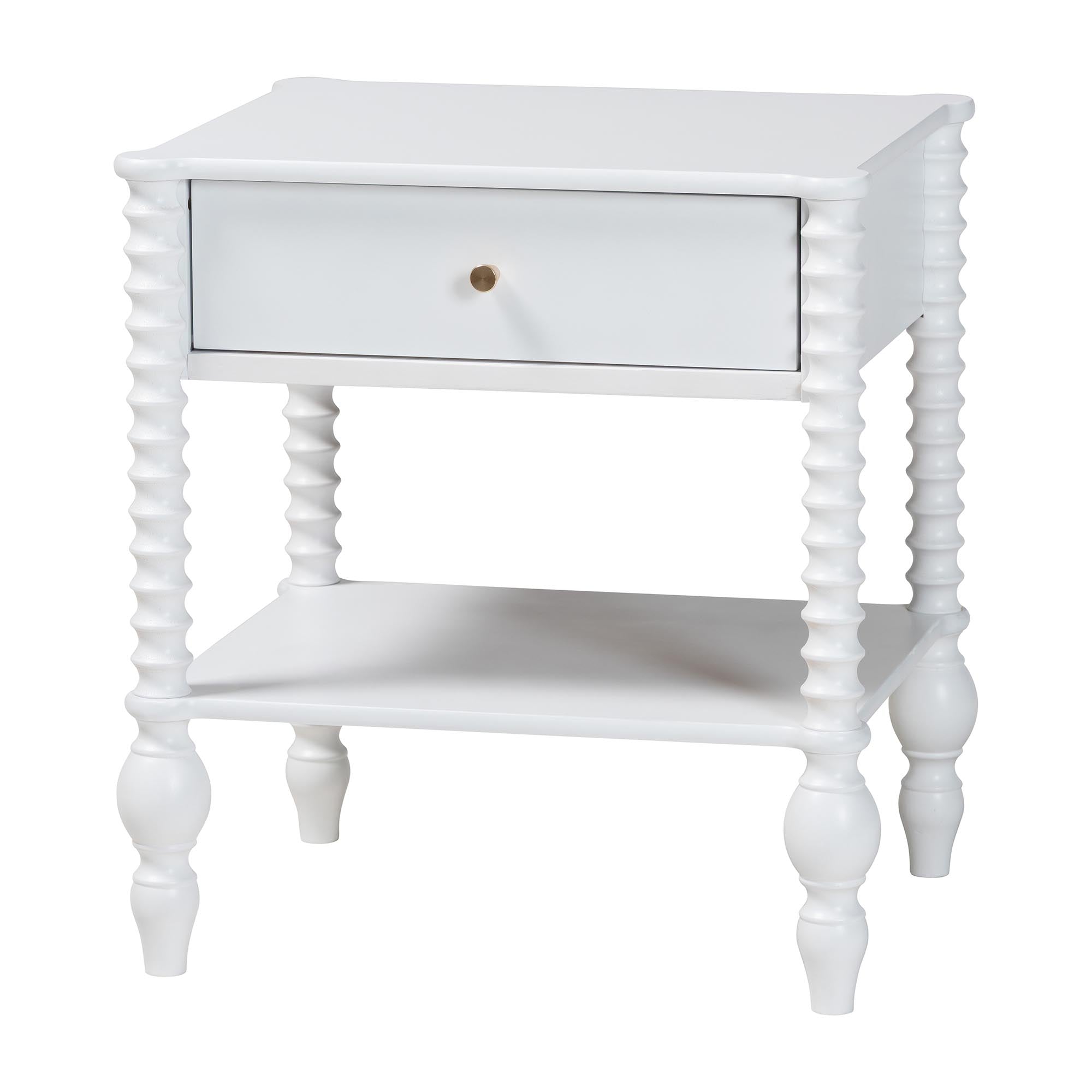 Callison Spindle 1-Drawer Nightstand