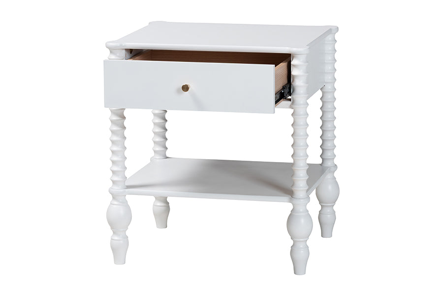 Callison Spindle 1-Drawer Nightstand