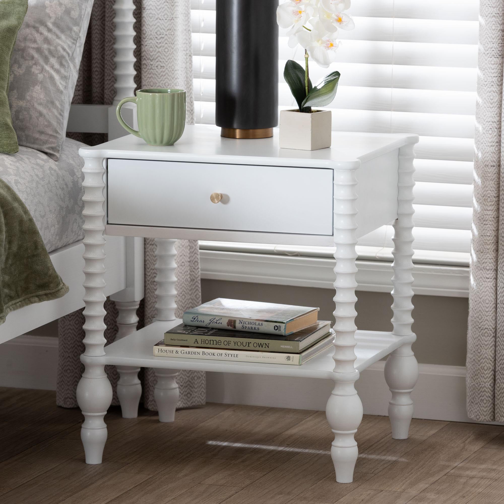 Callison Spindle 1-Drawer Nightstand