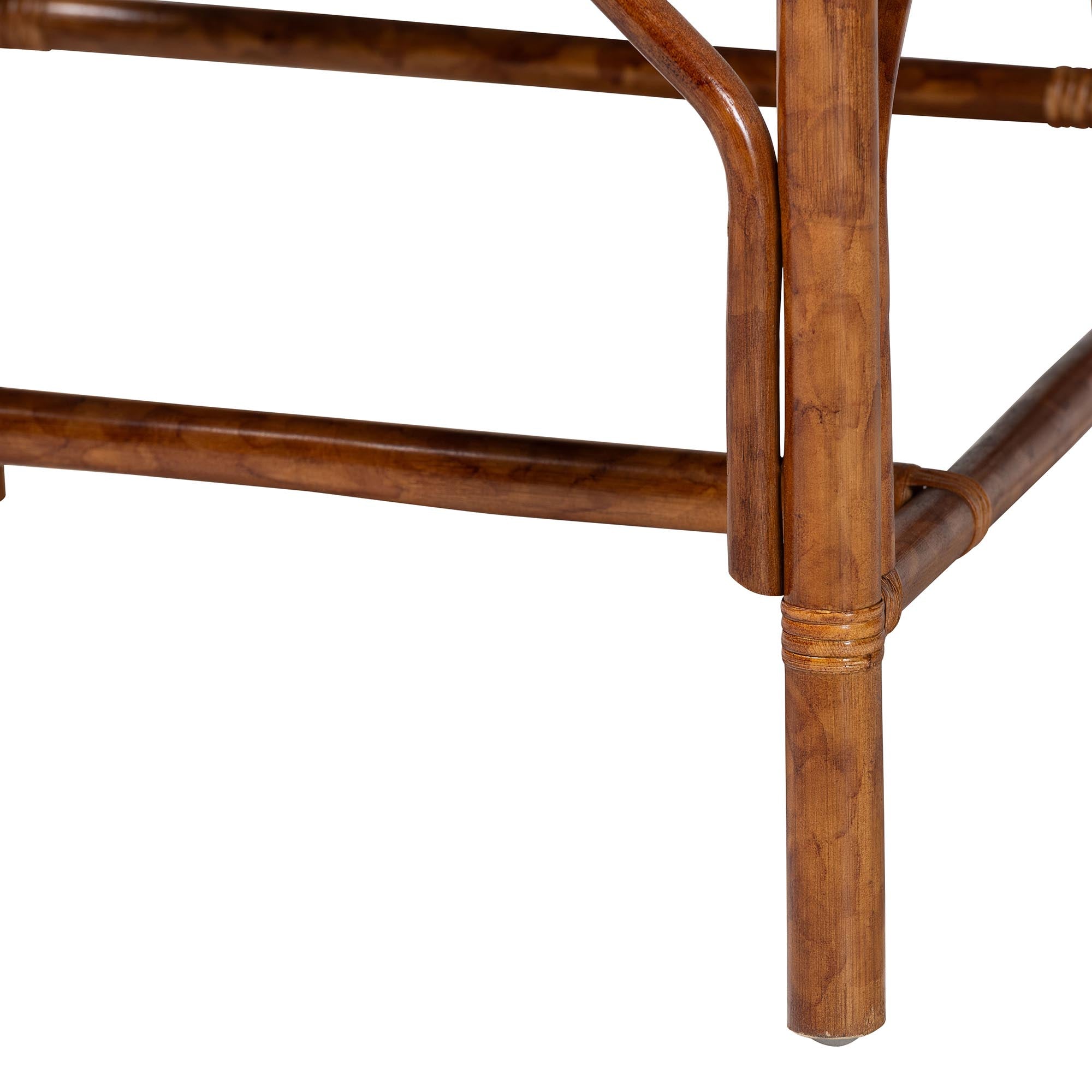 Bali & Pari Ramos Marbled Tortoise Rattan and Seagrass Armchair