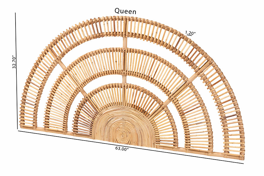 Bali & Pari Luna Rattan Headboard