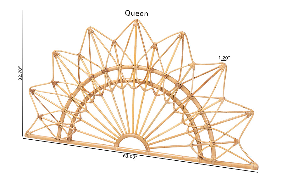 Bali & Pari Solara Rattan Headboard