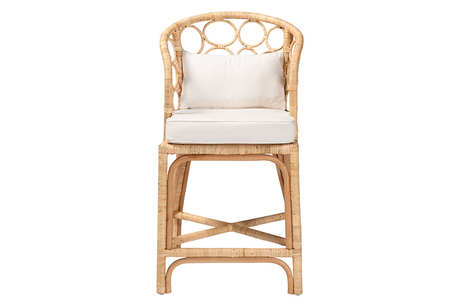 Bali & Pari Prisca Rattan Counter Stool
