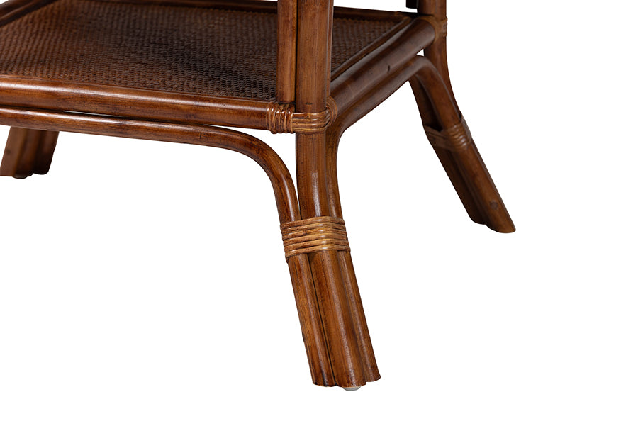 Bali & Pari Jayanti Marbled Tortoise Rattan Dining Table
