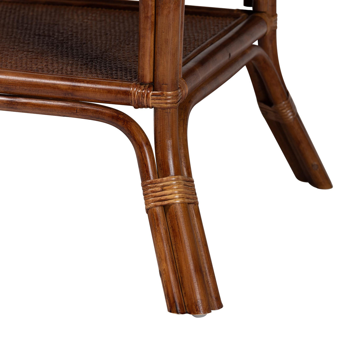 Bali & Pari Jayanti Marbled Tortoise Rattan Dining Table