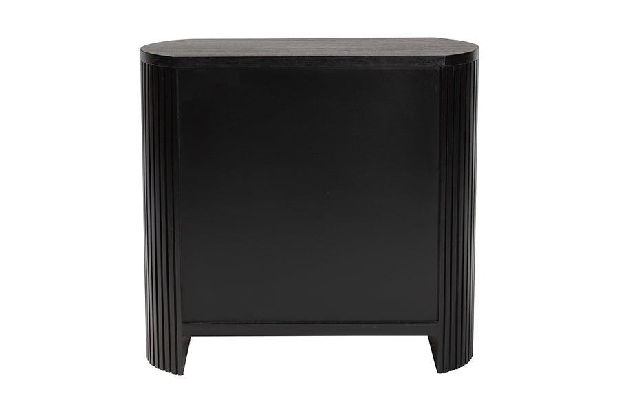 Bali & Pari Keshet Fluted Wood Storage Cabinet