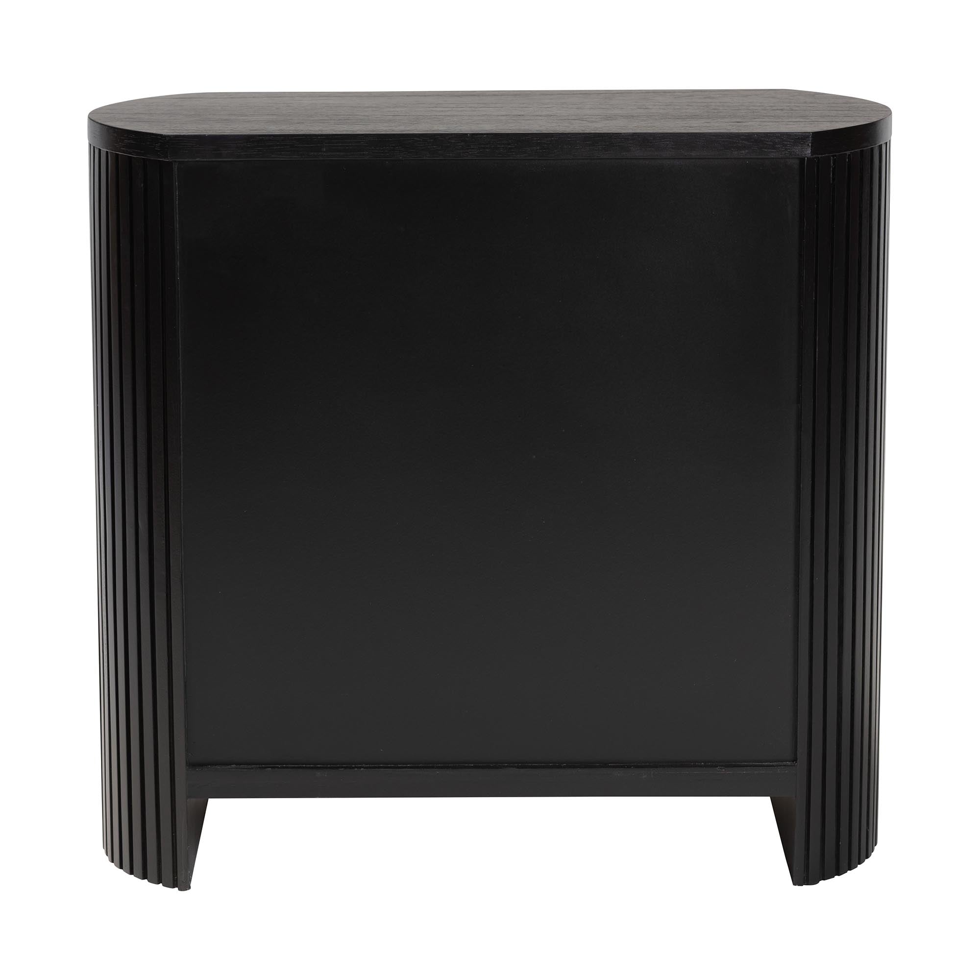 Bali & Pari Keshet Fluted Wood Storage Cabinet