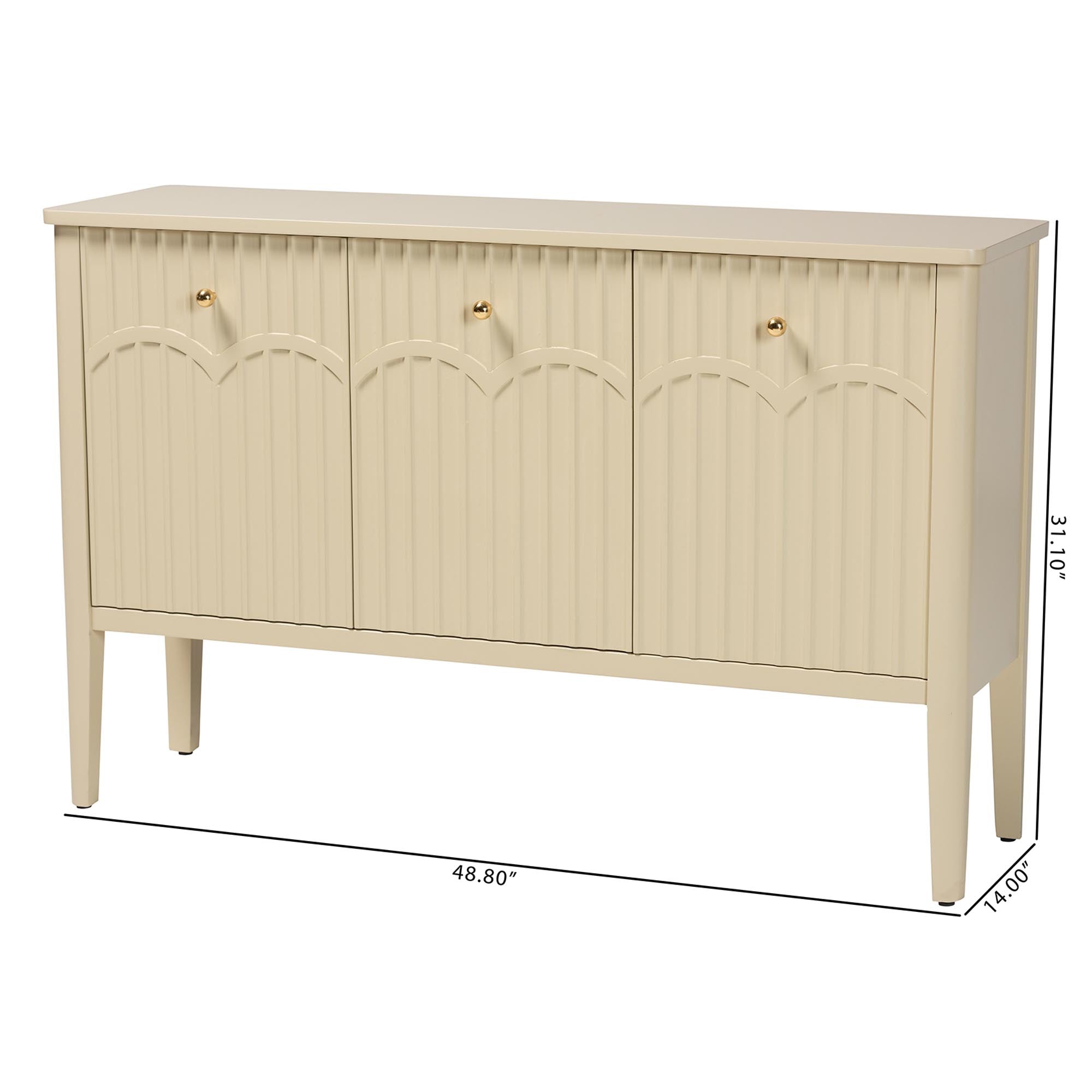 Bali & Pari Leeba Sideboard Modern Storage Buffet