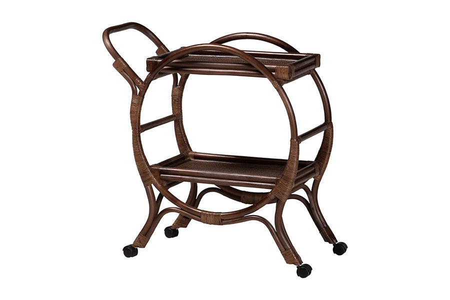 Bali & Pari Selah Rattan Kitchen Cart