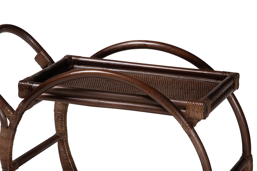 Bali & Pari Selah Rattan Kitchen Cart