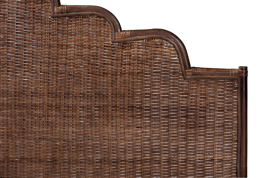 Bali & Pari Raphaela Rattan Standalone Headboard