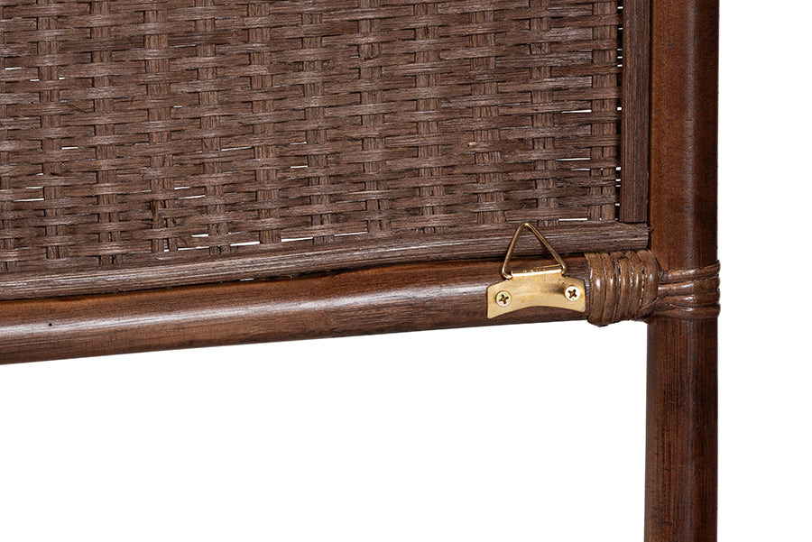 Bali & Pari Jaelle Rattan Standalone Headboard