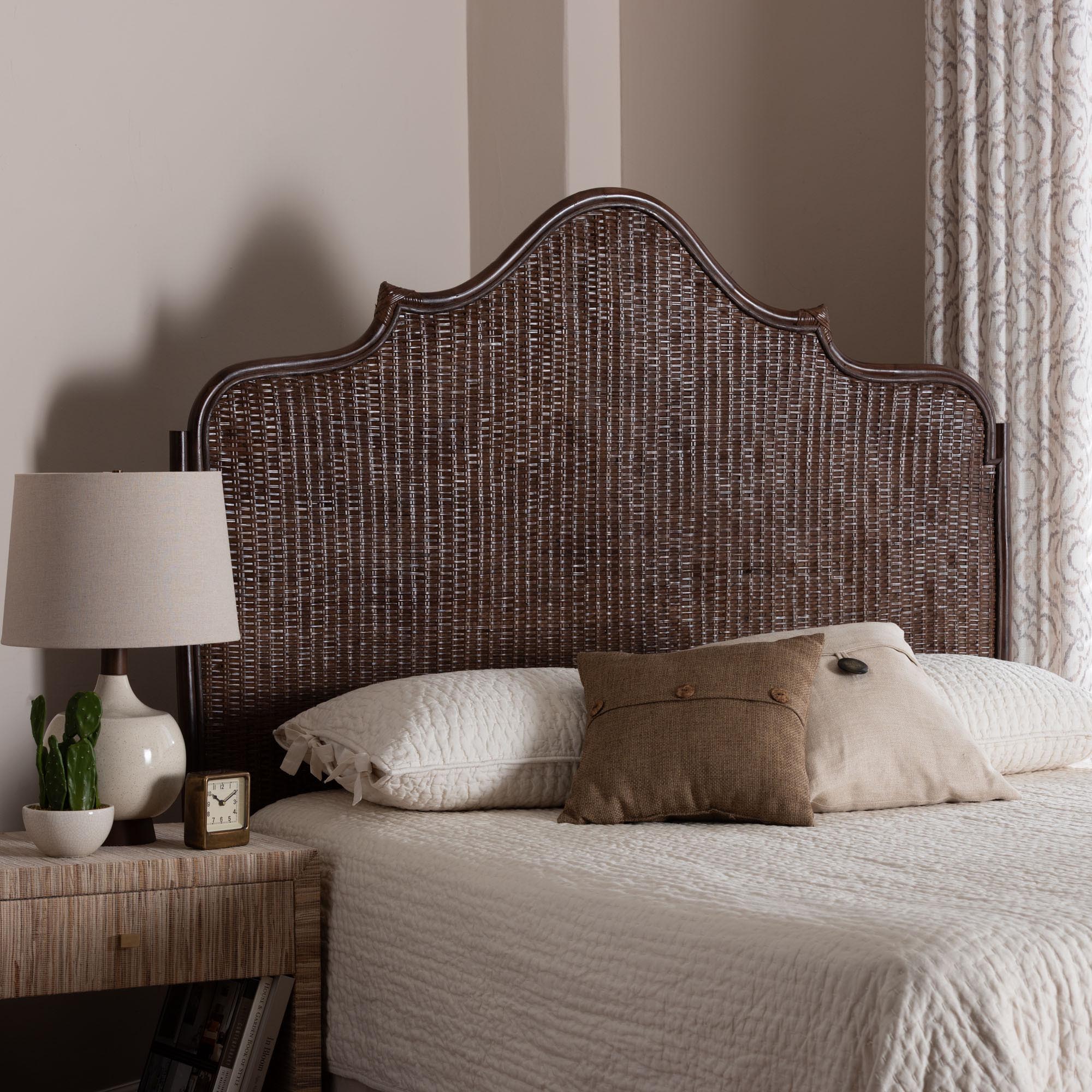Bali & Pari Jaelle Rattan Standalone Headboard