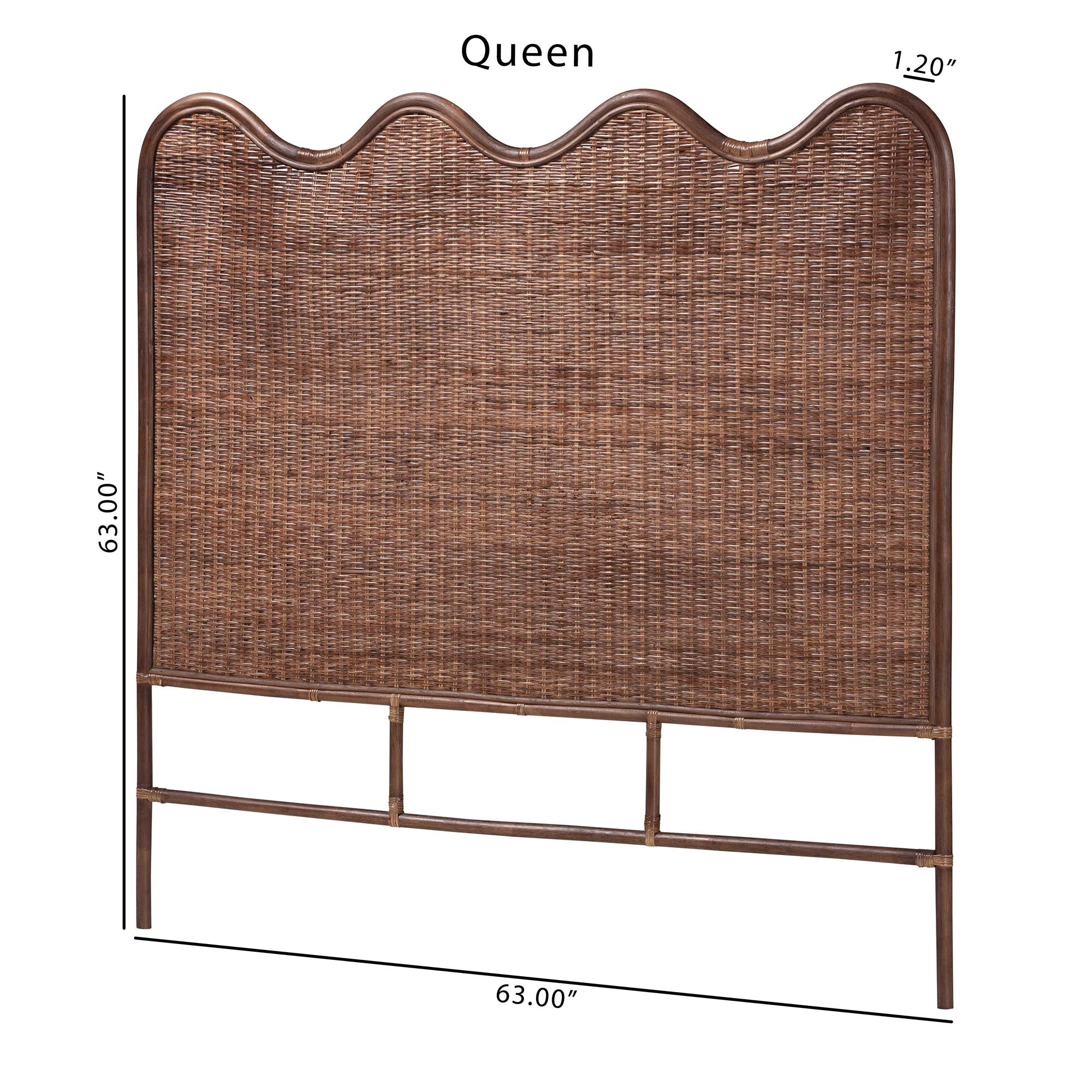 Bali & Pari Einya Rattan Standalone Headboard