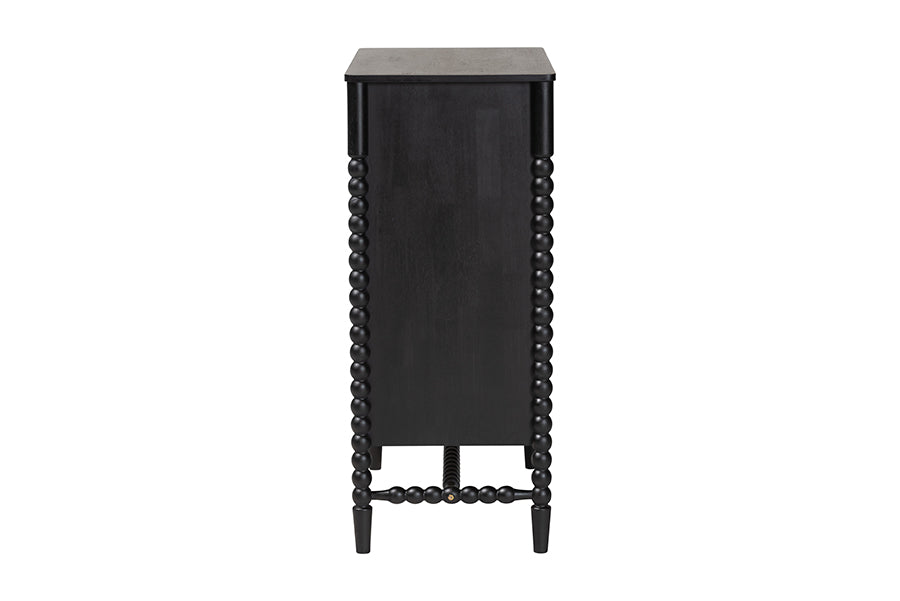Brantley Spindle Chest 4-Drawer Vertical Storage Cabinet