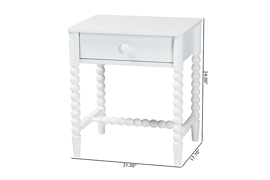 Brantley Spindle 1-Drawer Nightstand