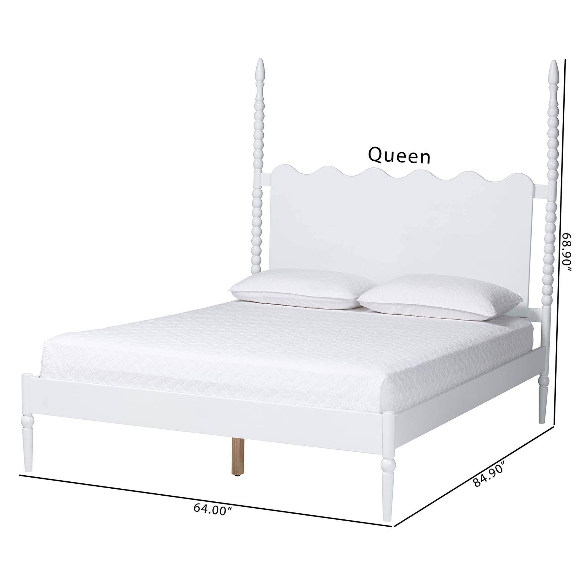 Brantley Spindle Platform Bed
