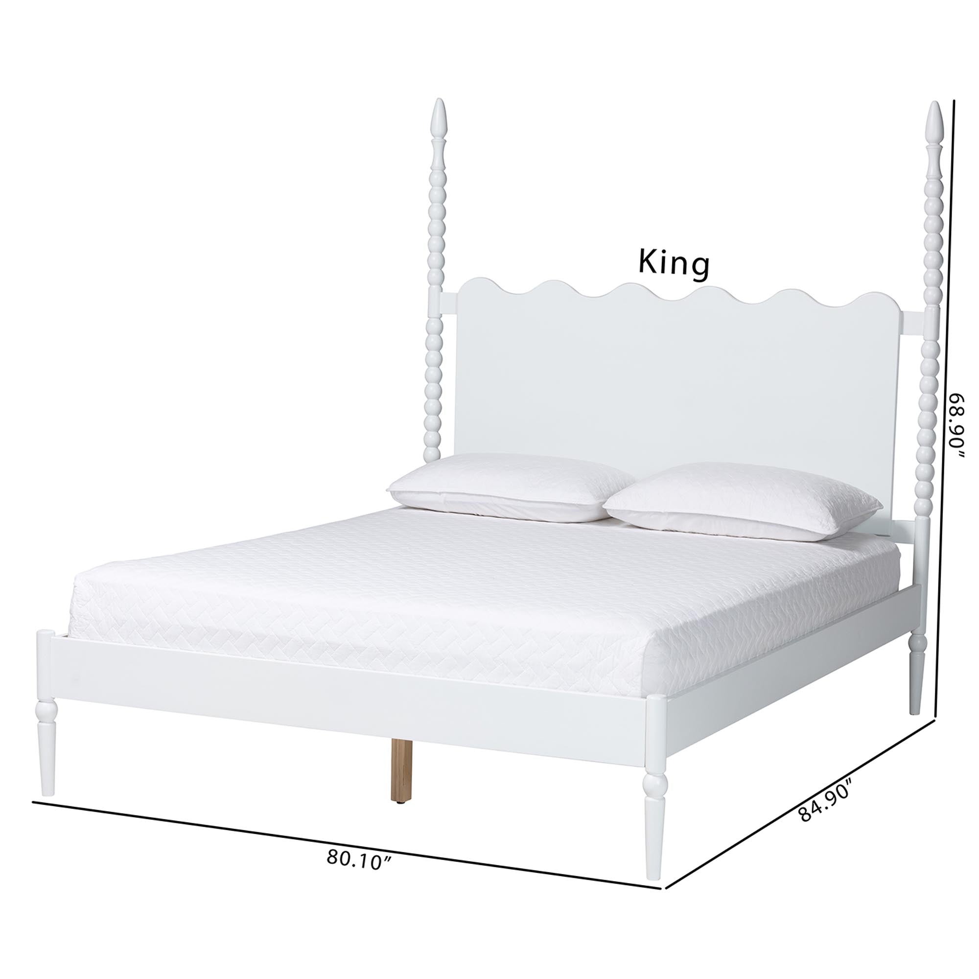 Brantley Spindle Platform Bed