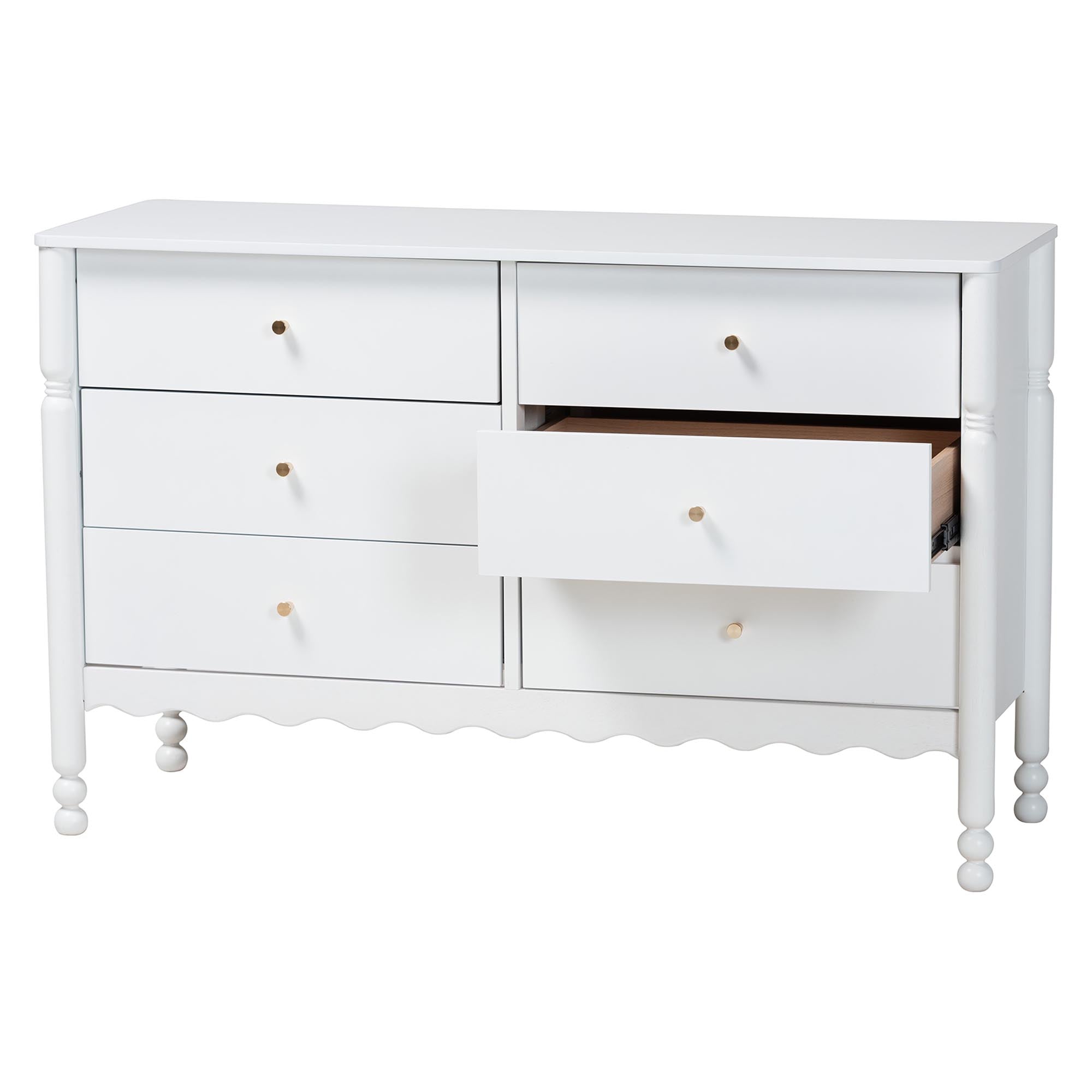 Hoffman Dresser 6-Drawer Horizontal Storage Cabinet