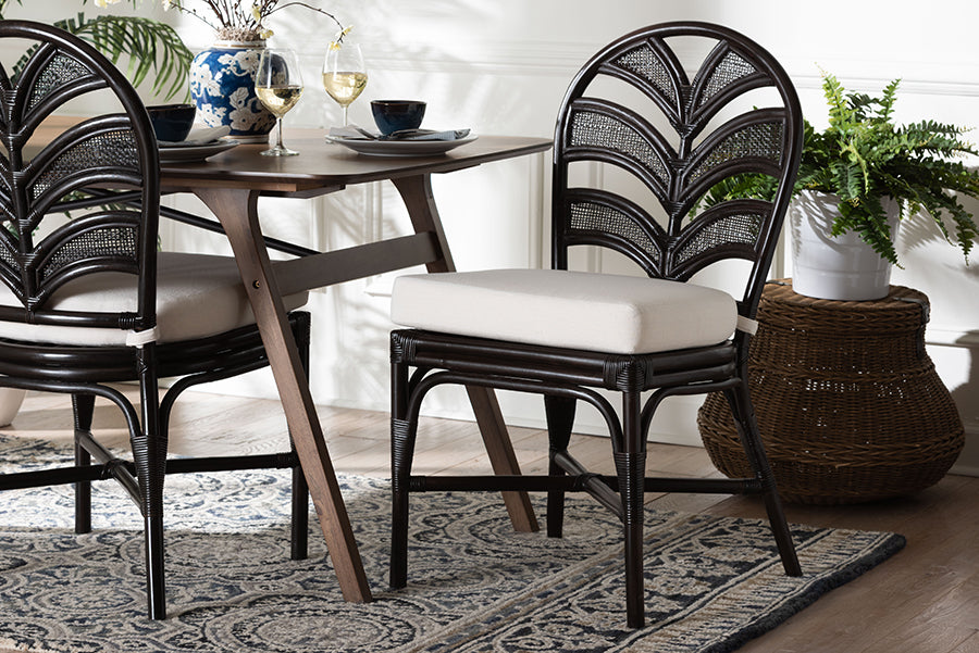 Bali & Pari Niven Rattan Dining Chair