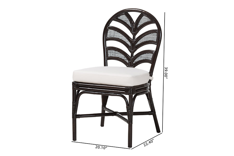 Bali & Pari Niven Rattan Dining Chair