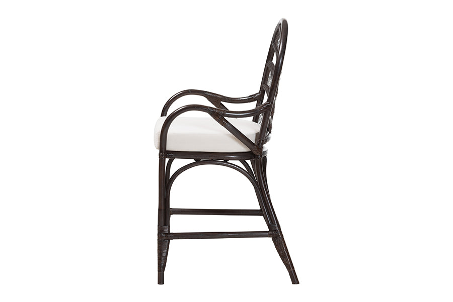 Bali & Pari Niven Rattan Counter Stool