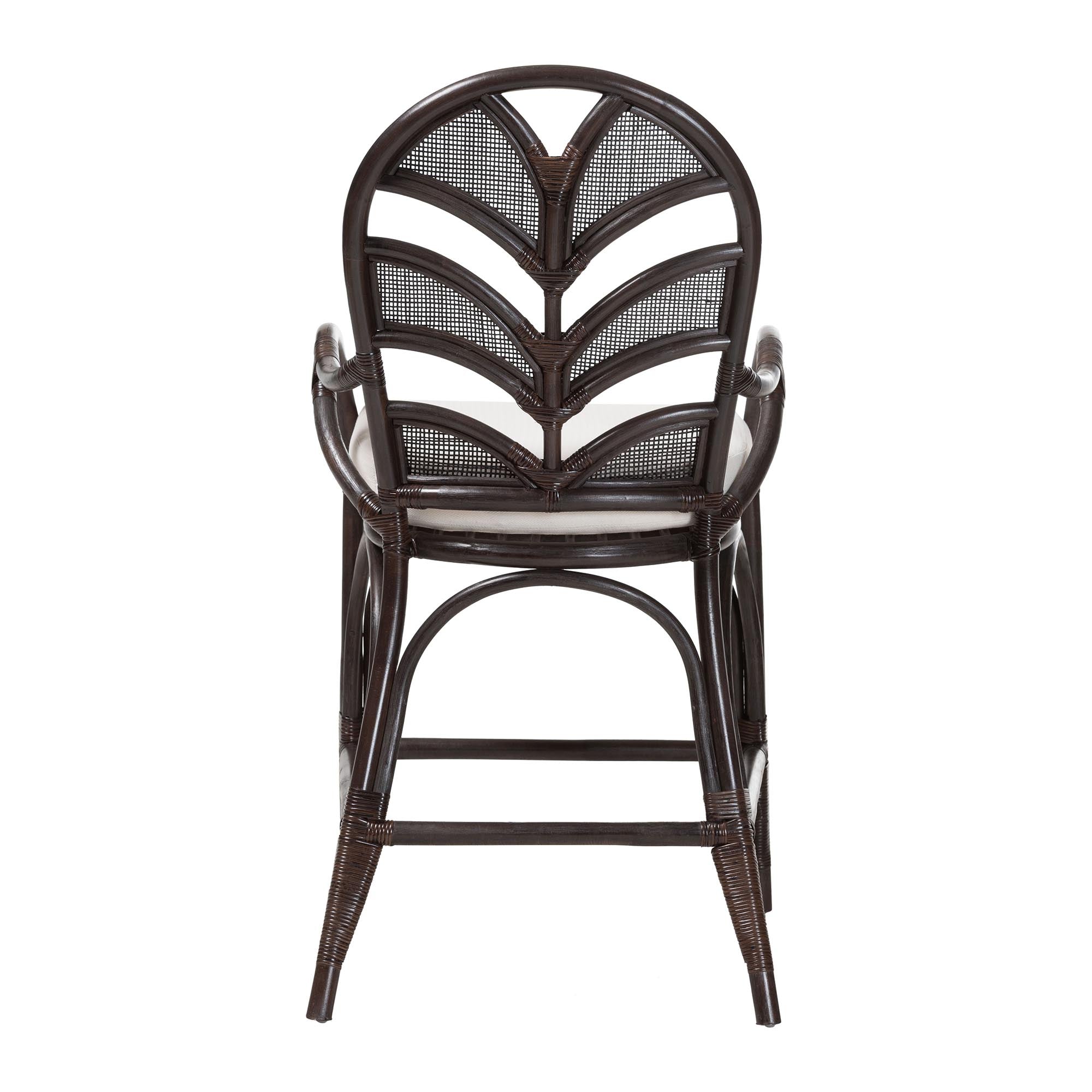 Bali & Pari Niven Rattan Counter Stool