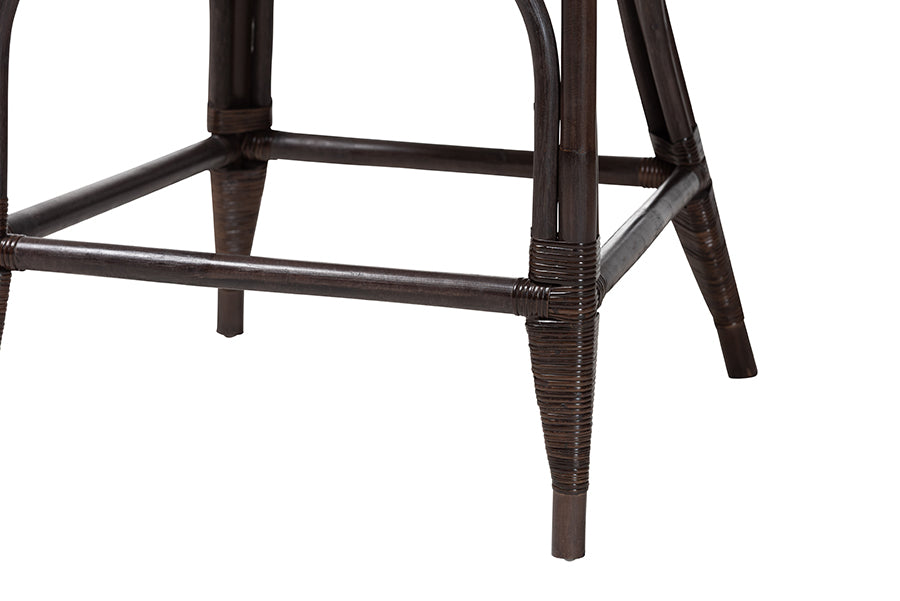 Bali & Pari Niven Rattan Counter Stool