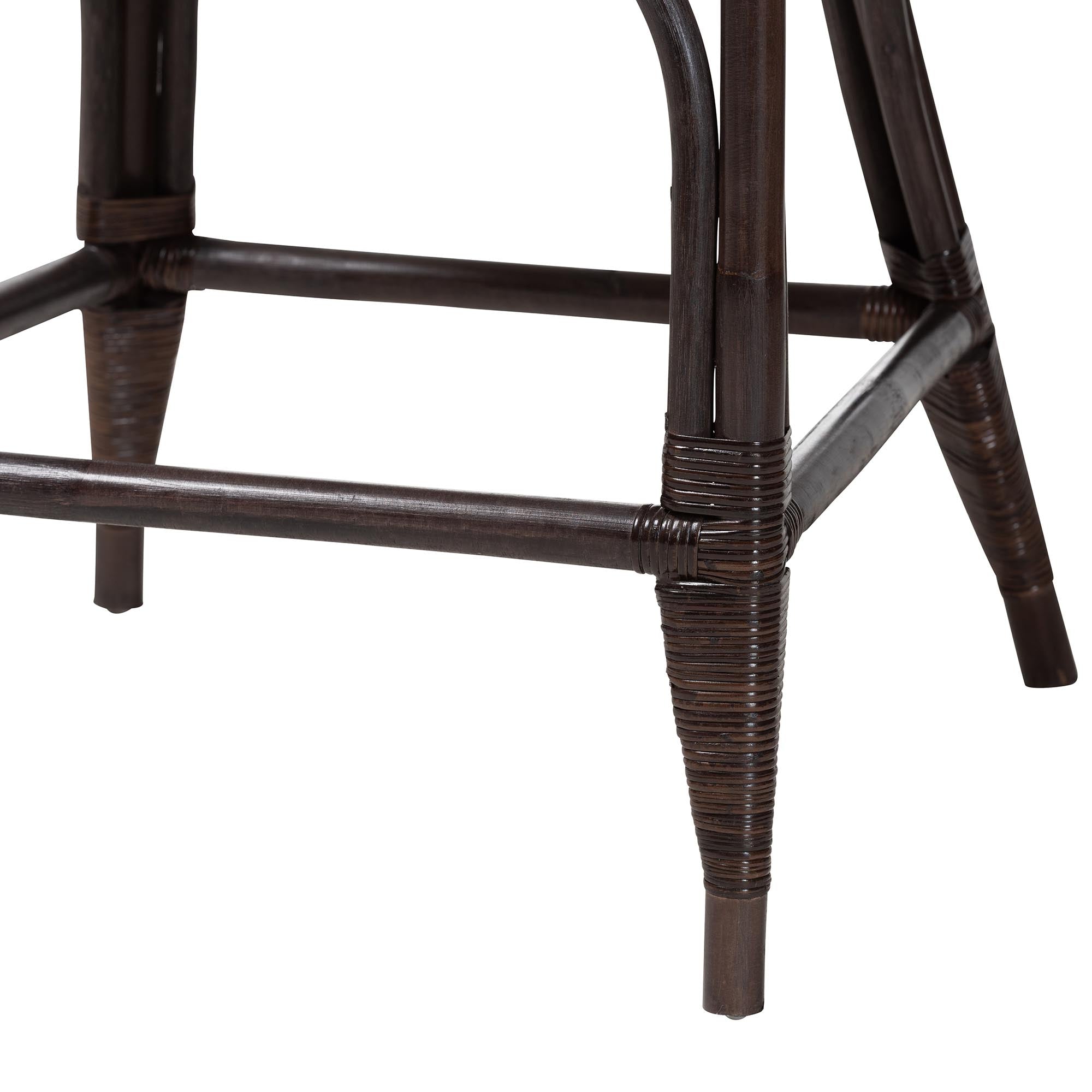 Bali & Pari Niven Rattan Counter Stool