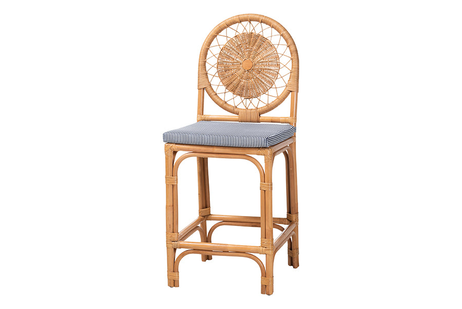 Bali & Pari Oberon Rattan Counter Stool