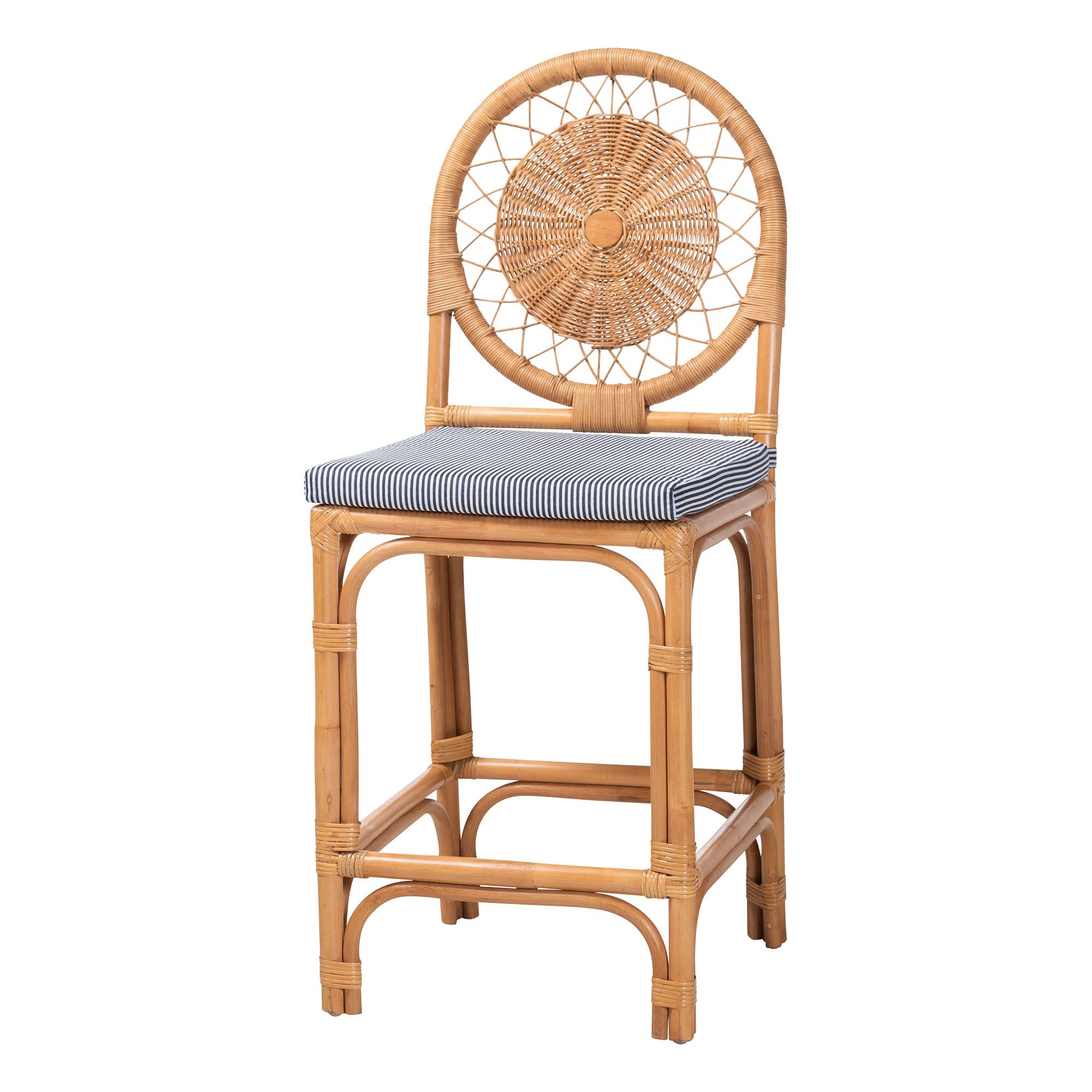 Bali & Pari Oberon Rattan Counter Stool