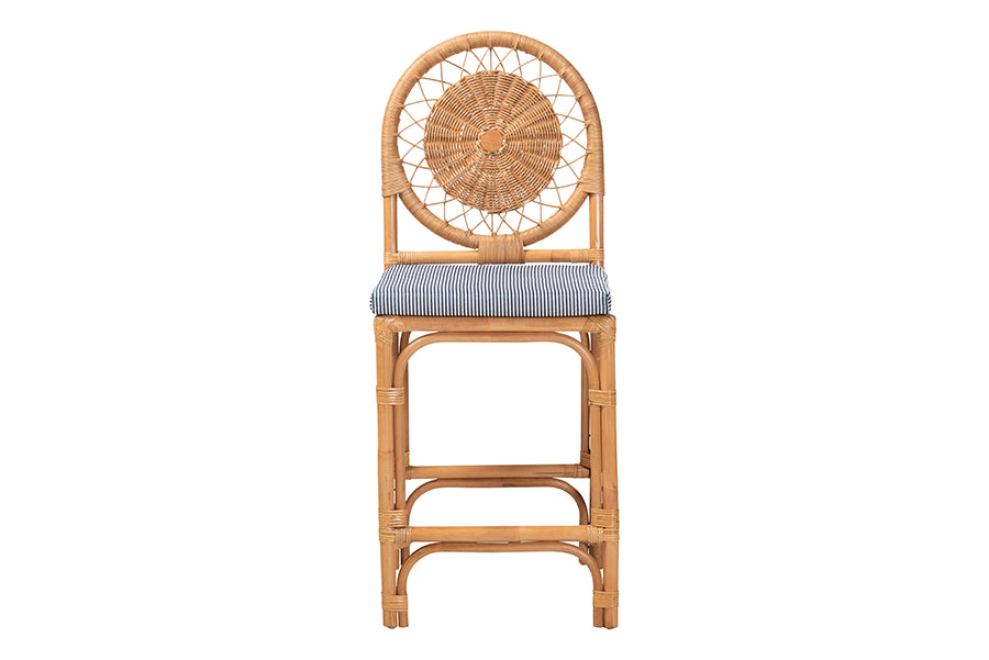 Bali & Pari Oberon Rattan Counter Stool