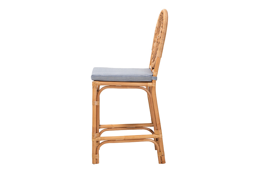 Bali & Pari Oberon Rattan Counter Stool