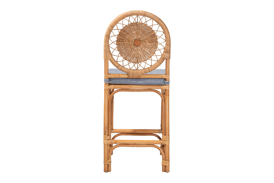 Bali & Pari Oberon Rattan Counter Stool