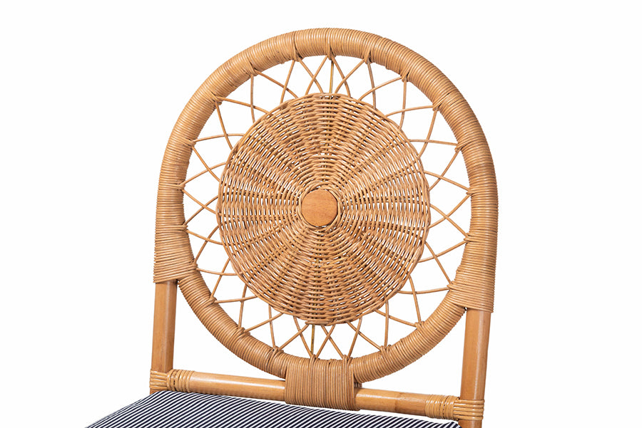 Bali & Pari Oberon Rattan Counter Stool
