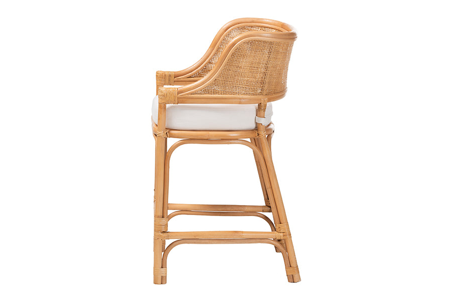 Bali & Pari Ottis Rattan Counter Stool