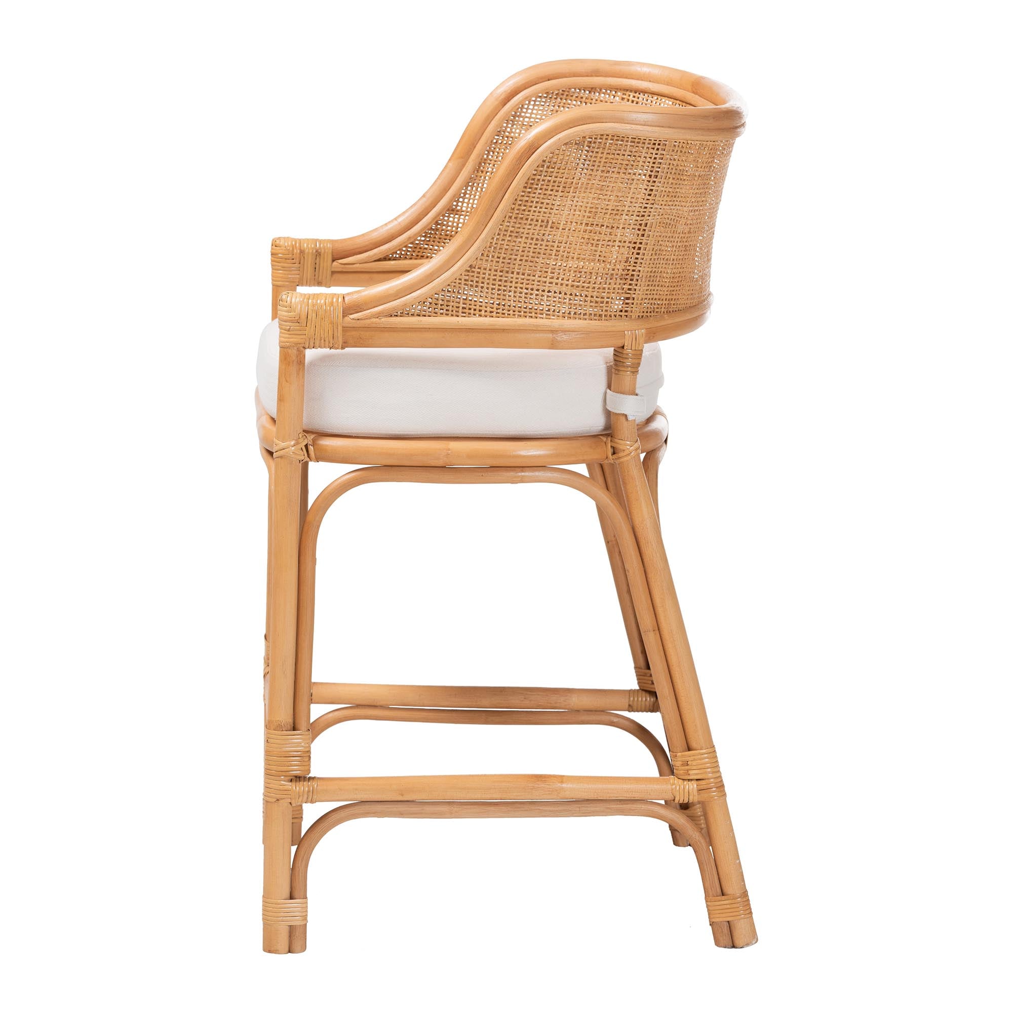 Bali & Pari Ottis Rattan Counter Stool