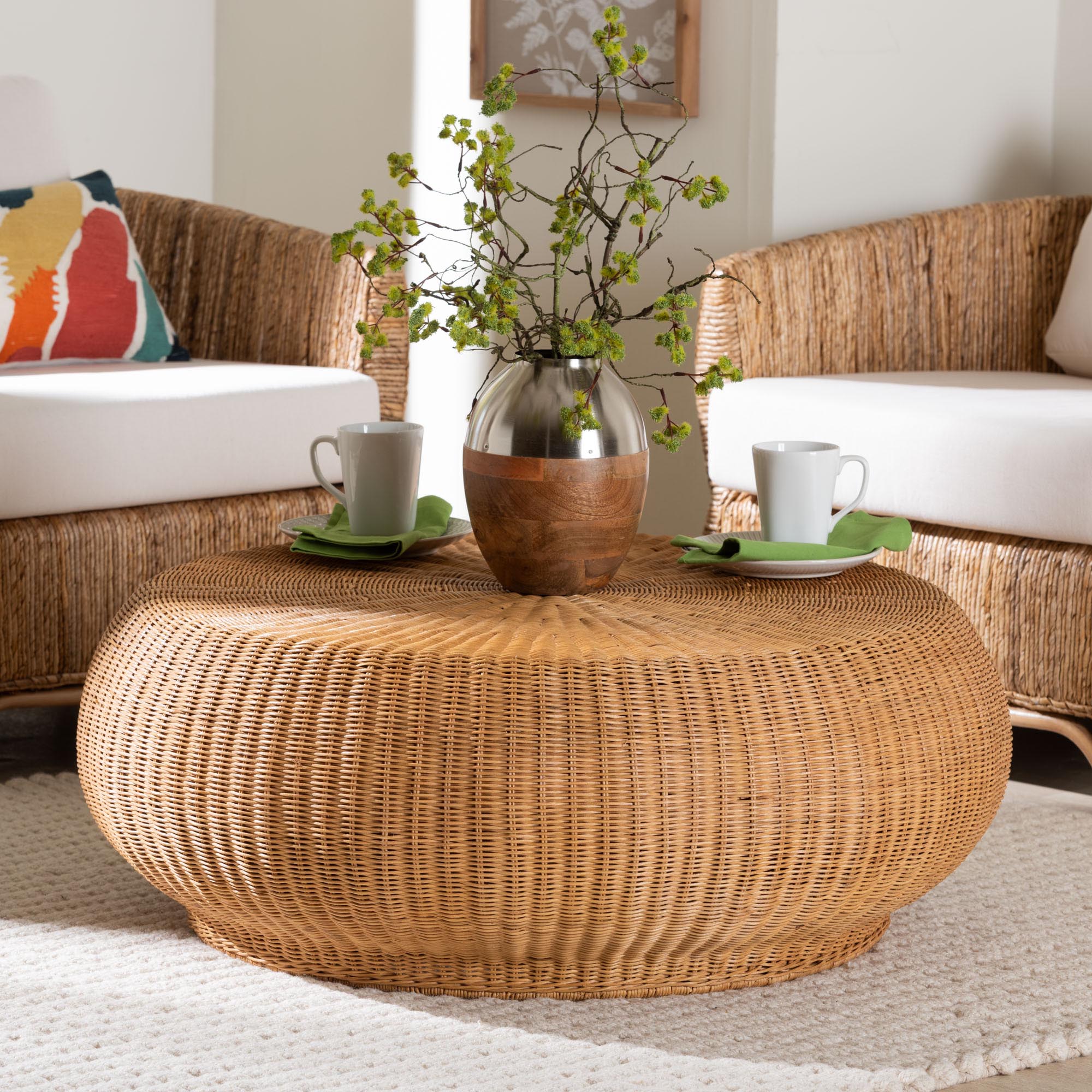Bali & Pari Beatriz Rattan Coffee Table
