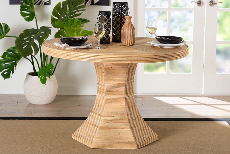 Bali & Pari Benito Rattan Dining Table