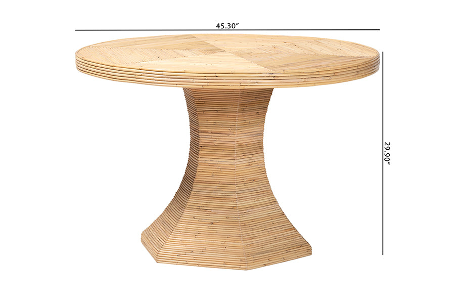 Bali & Pari Benito Rattan Dining Table