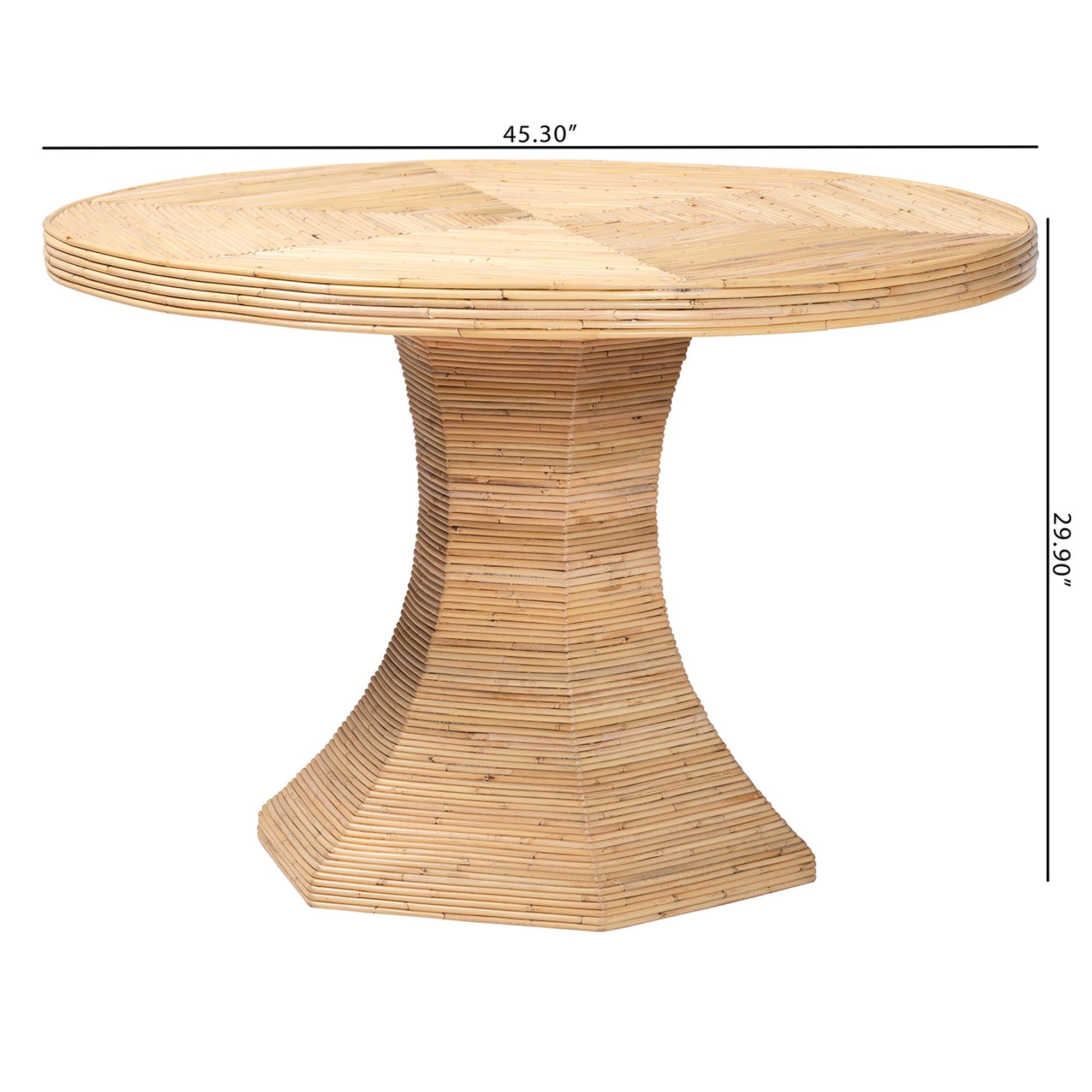 Bali & Pari Benito Rattan Dining Table
