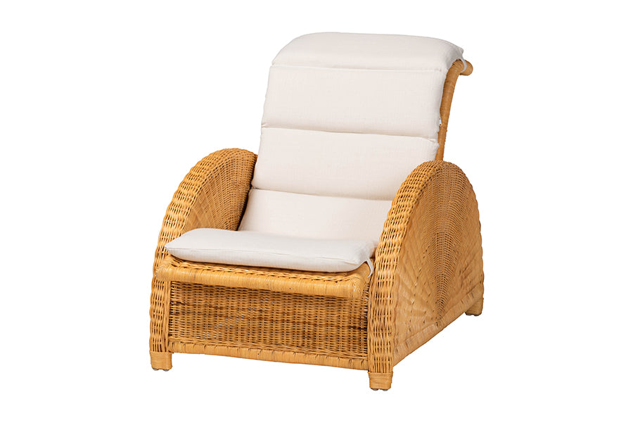 Bali & Pari Aries Rattan Chaise Lounge Chair