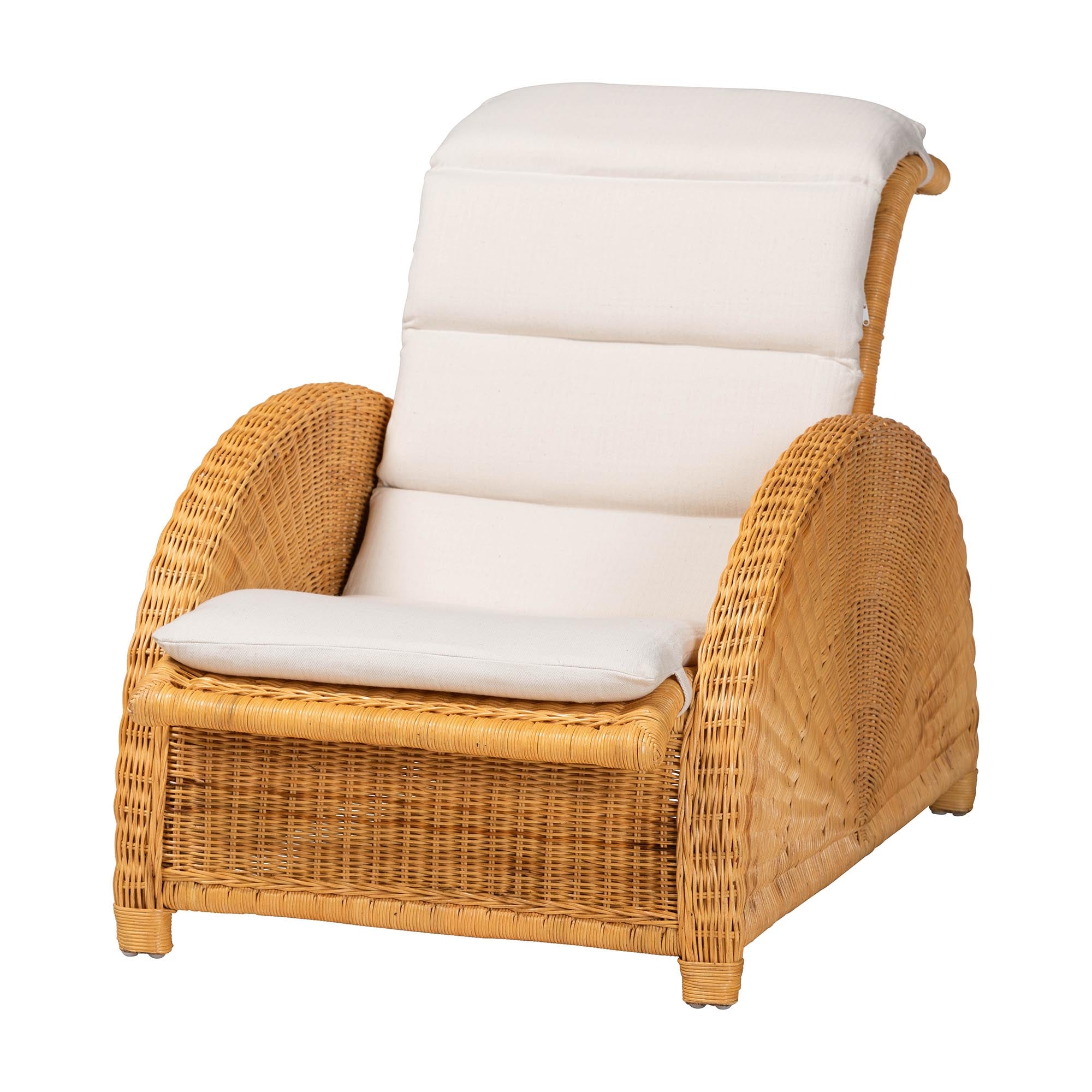 Bali & Pari Aries Rattan Chaise Lounge Chair