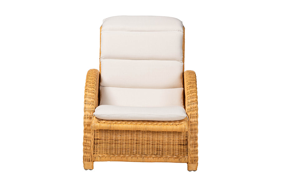 Bali & Pari Aries Rattan Chaise Lounge Chair